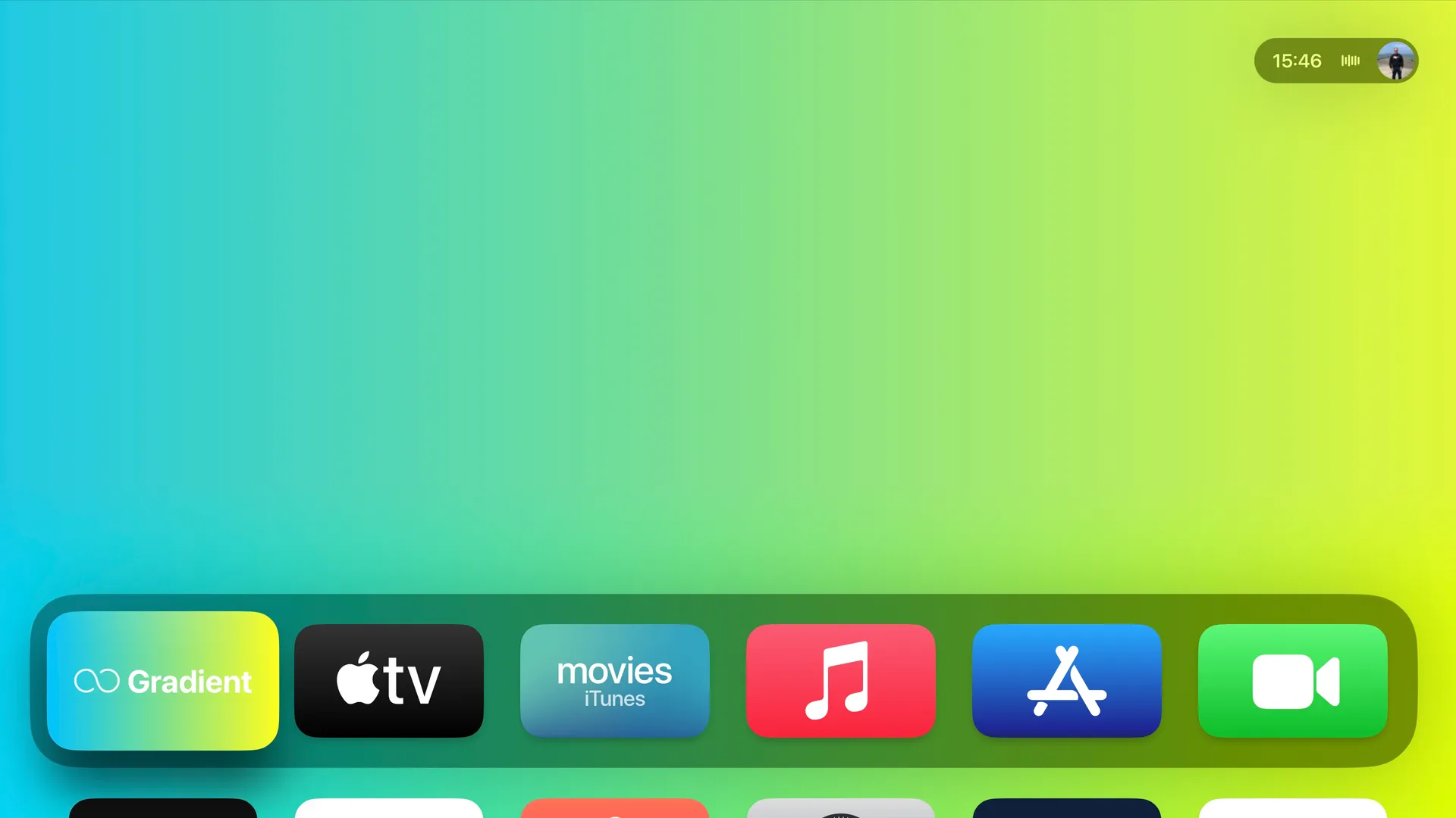 Gradient TV screenshot
