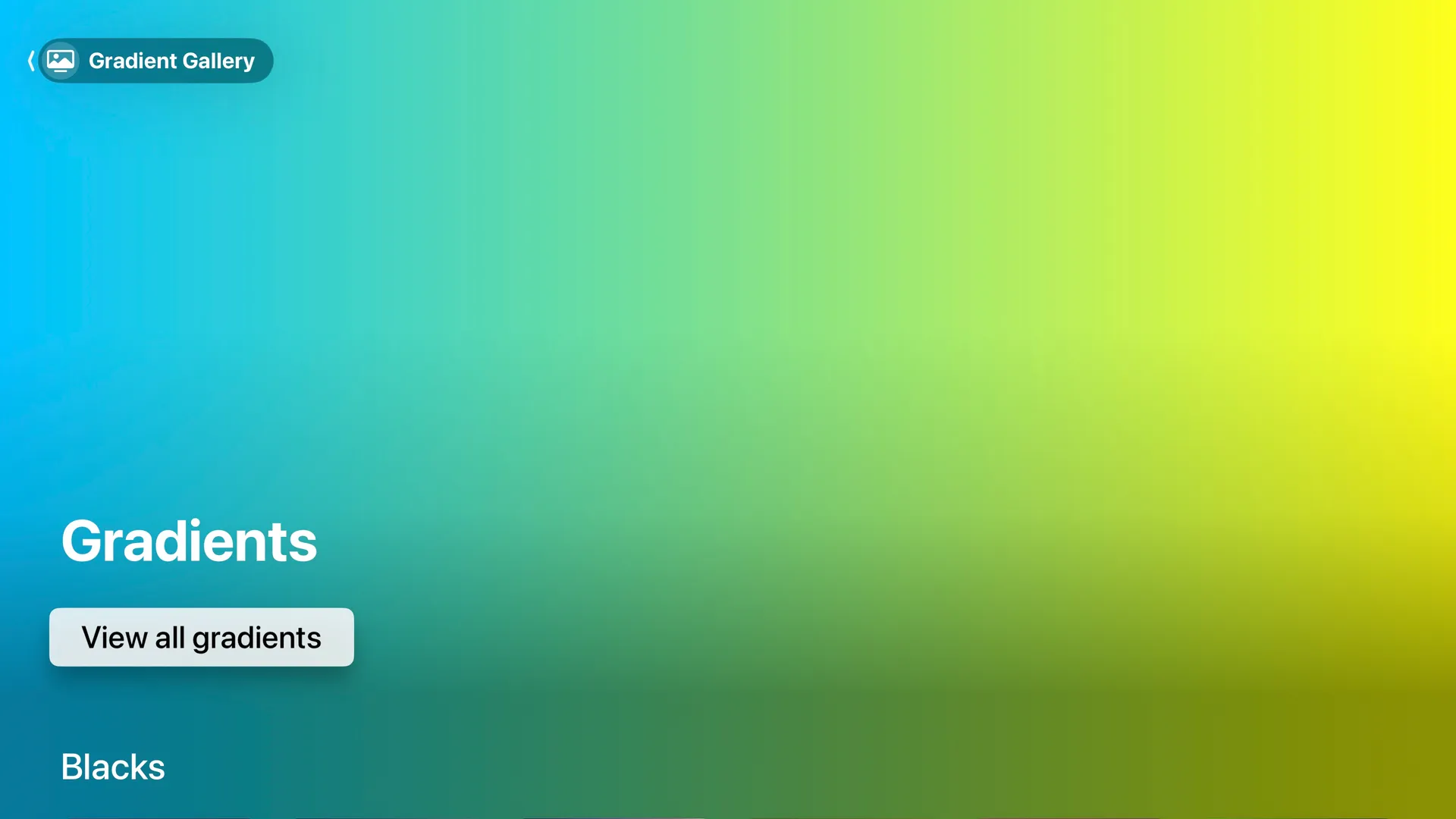 Gradient TV screenshot